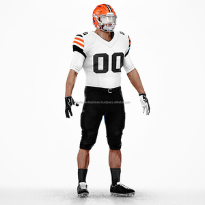 2025 Customized American Football <b>Padded</b> Uniforms Breathable Plus Size Short Sleeve High Quality Jersey - Product Image 5