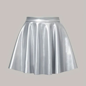 Jupe crayon midi décontractée en cuir véritable pour femme, taille haute, élégante, respirante, écologique, lisse, tendance, style moderne pour le quotidien - Product Image 1