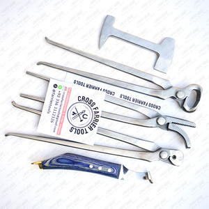 Luxe 14 pouces Farrier Horse Clincher Nail Puller Sabot Couteau Personnalisé Branding Bas Prix Vétérinaire Cheval Sabot Soins Outils - Product Image 5