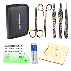 Surgical Training <b>Kit</b> for Students Complete <b>Suture</b> Practice <b>Kit</b> Medical Instruments Set for Hands On Surgical Skill Development - Product Image 1