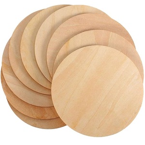 Round Wooden <b>Coaster</b> <b>Set</b> Of 4 Pcs With Wood Finished For Hot & Cold Cover Of Beverage Kitchenware <b>Coaster</b> <b>Set</b> - Product Image 2