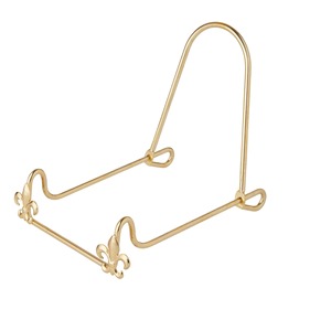Brass <b>Easel</b> Stand Traditional Home Decor Tabletop Display Durable Indoor Living Room Accessory - Product Image 1