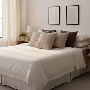 Juego de 5 Fundas de Almohada de Punto Trenzado Color Rosa Empolvado, Fundas Decorativas Acogedoras para Sofá Cama, Decoración Premium para el Hogar y Almohadas Decorativas - Product Image 5