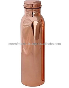 Juego de Botellas de Cobre 100% Hechas a Mano de Alta Demanda para Uso en Oficina y Escuela, Botella de Agua de Gran Capacidad - Product Image 1