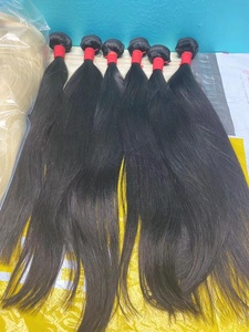 Extensiones de Cabello Humano Virgen Natural Ondulado sin Procesar para Mujer, Paquetes de Cabello Negro de Templo Indio con Doble Trama, Proveedor Económico - Product Image 4