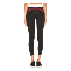 Leggings de yoga taille haute sans couture respirants avec poches, longueur intégrale, couleur unie, extensibles dans les quatre sens (Spandex/Nylon), 220g - Product Image 6