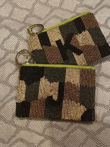 Handmade Bohemian Vintage <b>Small</b> <b>Wallets</b> Midnight Beaded Coin Purse Zipper Closure Soft Colourful Czech Beads Design Customizable - Product Image 6