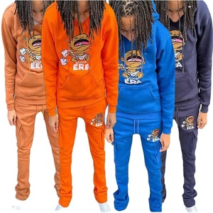 ชุดวอร์มกีฬาใหม่ 2026 ชุดวอร์มสำหรับผู้ชาย ผ้าฝ้ายผสมโพลีเอสเตอร์ ชุดวอร์มสั่งทำโลโก้ของคุณเอง ทรงเข้ารูป คุณภาพสูง ผ้าฟลีซ - Product Image 1