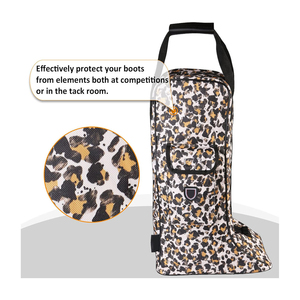 Equestrian <b>Boot</b> <b>Bag</b> Waterproof Camouflage Camping Lightweight Polyester Pouch Zipper Fashionable Travel Storage Outdoor Rider's - Product Image 3