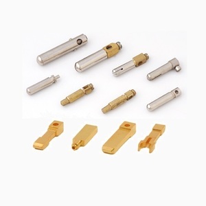 ขั้วต่อทองเหลืองนำไฟฟ้าได้ดีและส่วนประกอบขั้วต่อความแม่นยำสูงสำหรับการส่งกำลังและสัญญาณในอุตสาหกรรม - Product Image 1
