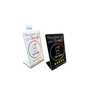 13,56 MHz NFC Tap Google Review Stand Boost Comentarios de los clientes con Tap & Scan <span class=keywords><strong>QR</strong></span> No se requiere aplicación - Product Image 3