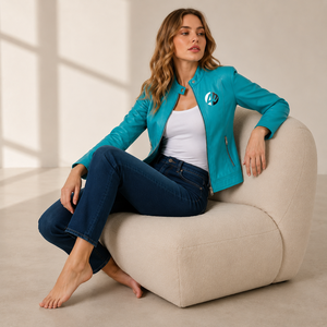 Chaqueta de cuero duradera para mujer que ofrece un estilo elegante, comodidad flexible y un acabado de calidad para atuendos diarios y aventuras al aire libre. - Product Image 5