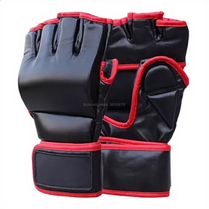 Gants de boxe MMA professionnels en cuir avec doublure intérieure épaissie pour fermeture, légers, respirants, séchage rapide, pour l'extérieur - Product Image 1