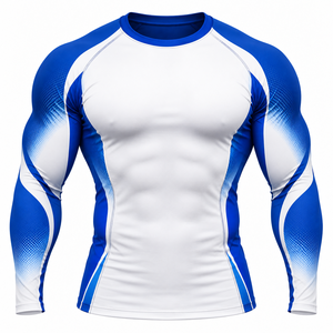Printed <b>MMA</b> <b>Rash</b> <b>Guard</b> With Long Sleeves Direct Factory Supplier <b>MMA</b> Rush <b>Guard</b> For Men's wholesale rate OEM - Product Image 1