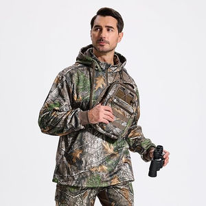 Sudadera con Capucha de Caza de Invierno, Mezcla de Algodón y Forro Polar, Impermeable, de Excelente Calidad, para Uso Casual en Caza - Product Image 1