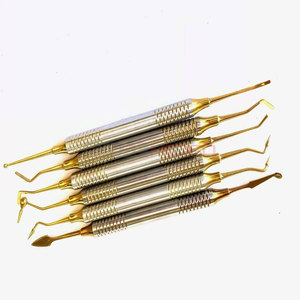 Instruments de restauration dentaire SIGAL MEDCO, 6 pièces, acier inoxydable allemand, instruments chirurgicaux orthodontiques manuels - Product Image 1