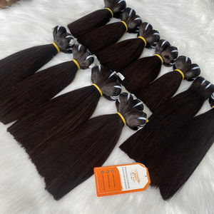 Extensions de cheveux humains vierges droites de qualité vietnamienne 12A Super Bone meilleure qualité avec plume Solf - Product Image 5
