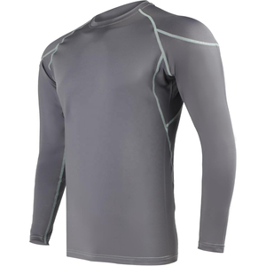 Chemises de compression légères pour hommes, best-sellers, logo personnalisé, respirantes, écologiques, séchage rapide, coupe ajustée, manches longues, pour la course à pied - Product Image 3