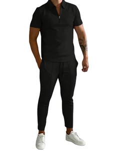 2026, venta al por mayor, polos de manga corta de algodón de alta calidad para hombres, chándal informal transpirable para correr para verano y otoño - Product Image 4