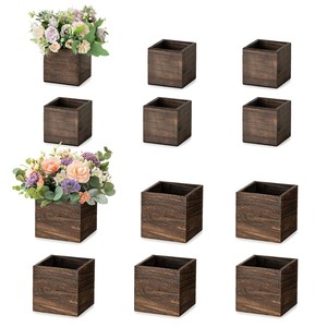 Vases et pots à fleurs en teck, fabrication sur mesure, vente en gros |   Aqdus Saleem Inde - Product Image 2