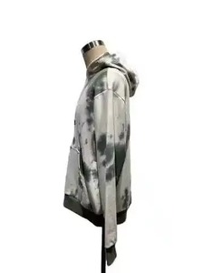 Custom Logo Wholesale <b>Mens</b> Tie Dye Fleece Hoodies Winter 100% Cotton Eco-Friendly Windproof Streetwear Lightweight Fast Shipping - Product Image 4