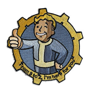 批发定制您自己的设计刺绣贴片，带魔术贴，适用于服装标志 - Product Image 2