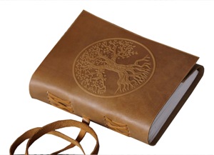 Carnet de croquis en cuir vintage Tree Life, couverture rigide, style médiéval, pour aquarelle, cadeau de voyage, haute qualité, taille personnalisée - Product Image 3