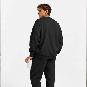 Conjunto de Sudadera con Capucha para Hombre, 2 Piezas |   Sudadera de Forro Polar y Pantalones Deportivos |   Ropa Deportiva Informal de Forro Polar Grueso - Product Image 2