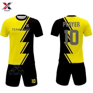 Conjunto de Uniforme de Fútbol de Alta Calidad, Personalizado, Profesional, Unisex para Adultos, 100% Poliéster, Transpirable, Ligero, Manga Corta, OEM - Product Image 3