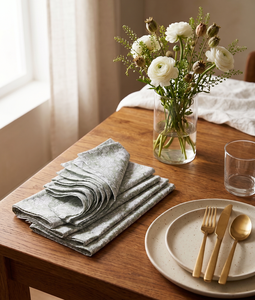 Serviette en tissu imprimé au bloc, motif floral, de luxe, pour décoration de table de mariage, cadeau de pendaison de crémaillère, réutilisable, 100% coton, vente en gros - Product Image 5