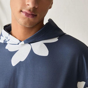 Sudadera con Capucha Gótica para Hombre, Tallas Grandes, Estilo Urbano, Invierno, MOQ Bajo, Estampado Trasero, Manga Larga - Product Image 3