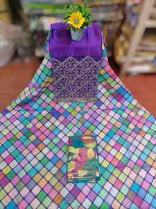 ผ้าสำหรับชุดแต่งงานเด็กผู้หญิงลายจุดและลายสลับสีทองดีไซน์สวยหรู สำหรับใส่ในโอกาสทั่วไป - Product Image 6