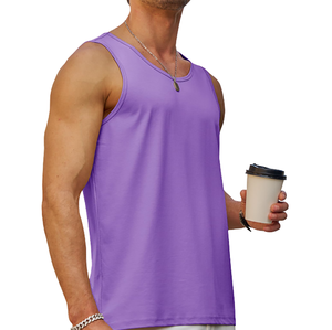 Débardeur d'extérieur pour homme, coupe décontractée, sans manches, respirant, couleur unie, débardeur unique pour homme - Product Image 2