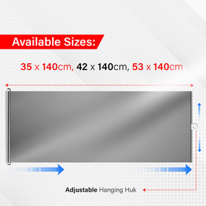 Pare-soleil rétractable Roadpower Silver pour vitres de voiture – Film de contrôle solaire avec protection UV pour un intérieur plus frais et plus confortable - Product Image 5