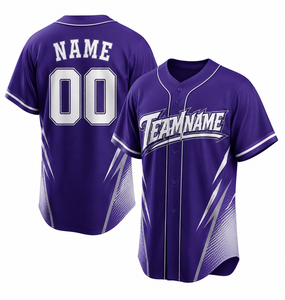 Custom Embroidered <b>Baseball</b> Jersey OEM ODM Lightweight Breathable Team Uniforms Custom Printed Player Name Number Logo - Product Image 2