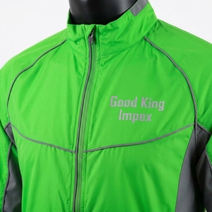Veste de course unisexe légère coupe-vent à col montant, tissée, séchage rapide, pour le sport - Product Image 5