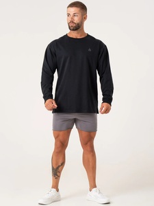 Sudaderas con Capucha Negras al por Mayor, Sudadera Deportiva de Alta Calidad para Hombre, Tejida en Felpa de 300g, con Serigrafía, Resistente al Viento, Informal - Product Image 6