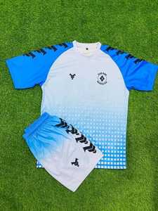 ชุดยูนิฟอร์มฟุตบอลแบบกำหนดเอง เสื้อและกางเกงขาสั้นระบายอากาศ แห้งเร็ว ชุดทีมมืออาชีพ คุณภาพสูง ผลิตจากโรงงานชุดกีฬา - Product Image 5