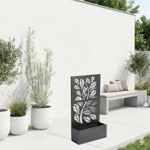 Fioriera da Giardino in Metallo da 43 Pollici con Traliccio per Piante Rampicanti e Ortaggi, Recinzione e Cancelli da Esterno - Product Image 5