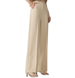 Pantalon formel d'hiver en polaire pour femme, anti-boulochage, respirant, avec logo personnalisé imprimé, 100 % coton, fermeture à cordon - Product Image 5