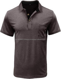 <b>Men's</b> Athletic Short Sleeve <b>Polo</b> <b>Shirts</b> Casual Moisture Wicking Golf <b>Shirts</b> Collared Solid Custom LOGO T <b>Shirts</b> <b>With</b> <b>Pocket</b> - Product Image 4
