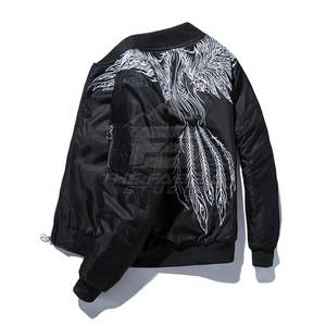 Chaqueta Sukajan de Satén Premium con Bordado y Diseño Personalizado, Ropa Exterior Informal de Moda Urbana - Product Image 3