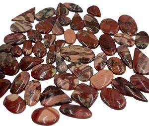 Cabujones de Jaspe Rojo Natural en Forma de Hongo, Venta al por Mayor, para la Fabricación de Joyas - Product Image 1