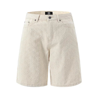 Shorts en cuir délavé personnalisés pour homme, style décontracté, respirants et à séchage rapide, idéaux pour l'été – Fabrication OEM