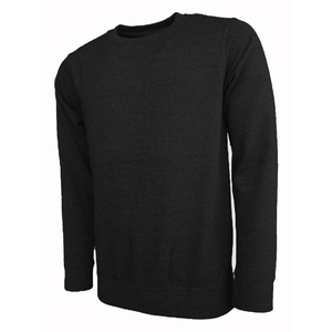 Sweat-shirt à col rond imperméable pour homme, pull en jersey uni, haut décontracté pour le travail et les loisirs, sweat à capuche et sweat-shirts - Product Image 1