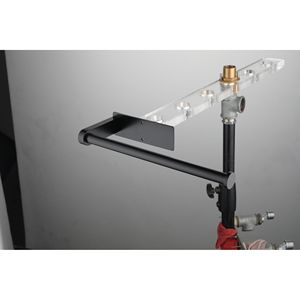 2 Pack Black Wall-Mounted Self-Adhesive Paper Towel Holder <b>Kitchen</b> <b>Storage</b> Cabinet for Convenient Towel Organization - Product Image 6