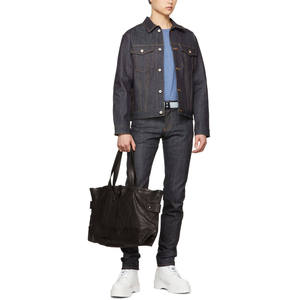 Vestes de travail personnalisées avec broderie et patchs en jean, vestes pour hommes, vente en gros, vêtements de rue unisexes, vestes en jean épais en coton pour hommes - Product Image 2