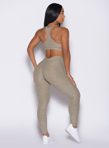 Leggings de sport durables à taille élastique, effet push-up fessier, taille haute, avec 2 poches latérales, pour femmes - Product Image 5