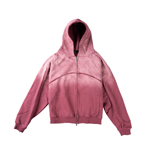 Sweat-shirts à capuche pour hommes, sur mesure, effet délavé, avec logo imprimé personnalisé, vêtements décontractés pour hommes. - Product Image 3