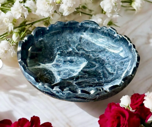 Bol à salade en résine polie personnalisé, écologique, durable, vaisselle de fête au design unique et de qualité supérieure - Product Image 4